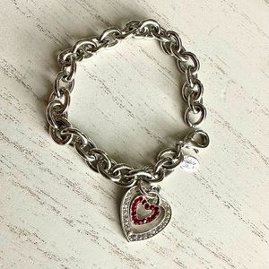 Cookie Lee Floating Heart Bracelet